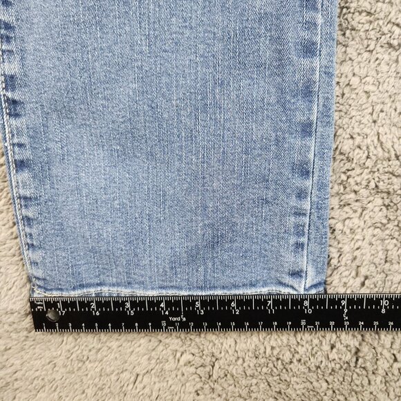 Tommy Hilfiger Bootcut Jeans Women's Size 8 Blue Mid Rise Y2K Relaxed Fit Cotton - Picture 7 of 10